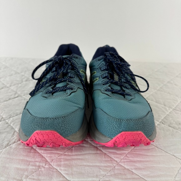 ASICS Gel Venture 9 Womens Wide Running Trail Shoes Deep Teal Pink Sz 9 - Picture 3 of 11